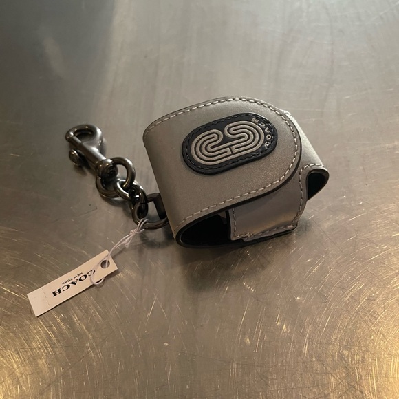 Reflective Leather Coach AirPod Case - Picture 2 of 4